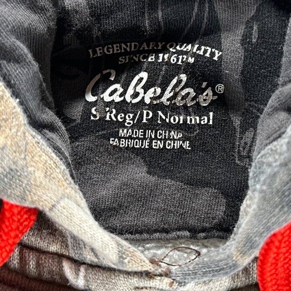 Cabelas Women Size Small Pullover Sweatshirt Hoodie Hunting Camouflage Camo - Picture 4 of 4